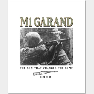 World War 2 Weapon M1 Garand Rifle Posters and Art